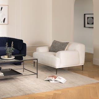 Abisko 42.5" Lounge Chair - Quartz White