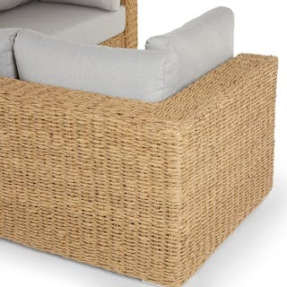 Capra 97" Outdoor Sectional - Beach Sand