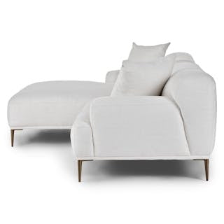 Abisko 94.5" Left Sectional - Quartz White