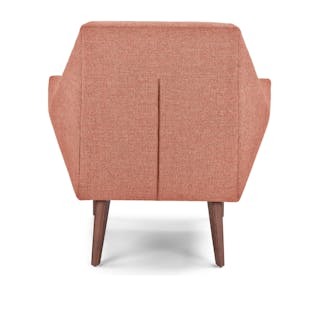 Angle 33" Lounge Chair - Rosehip Orange