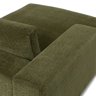 Beta 49" Left Chaise Module - Cypress Green