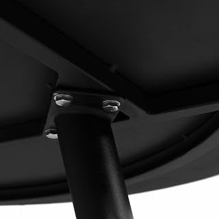 Ballo 47" Outdoor Dining Table - Black