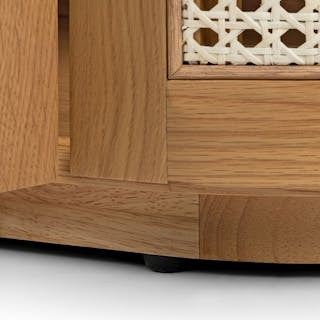 Candra 63" Media Unit - Oak