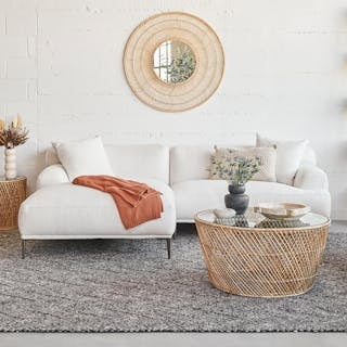 Abisko 94.5" Left Sectional - Quartz White