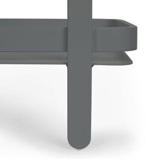 Boden Outdoor Bar Cart - Dark Gray