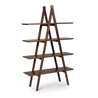 Caliper 47" Shelving Unit - Walnut