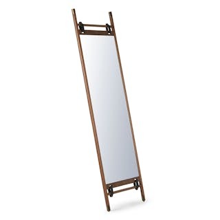 Beau Floor Mirror - Walnut