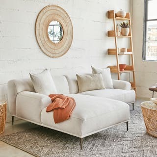 Abisko 94.5" Left Sectional - Quartz White