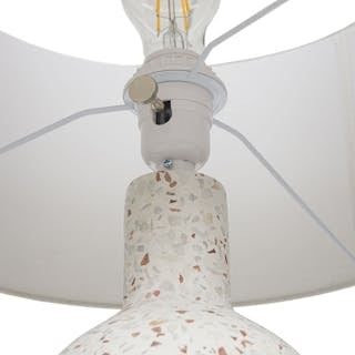 Ando Tall Table Lamp - Waxen White