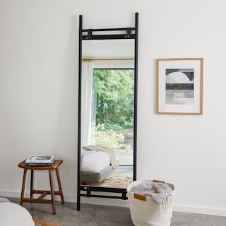 Beau Floor Mirror - Black