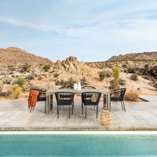 Atica 71" Outdoor Dining Table - Washed Acacia