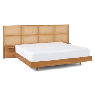Basi King Bed Frame - Oak