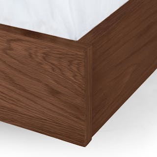 Basi King Bed Frame - Walnut
