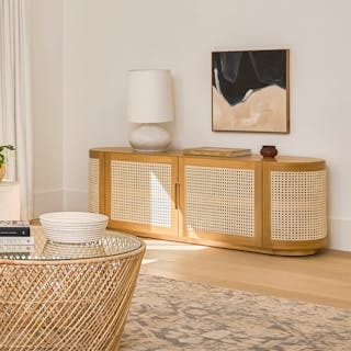 Candra 63" Media Unit - Oak