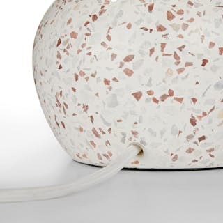 Ando Short Table Lamp - Waxen White