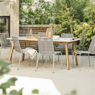 Atra 78.5" Outdoor Dining Table - Concrete