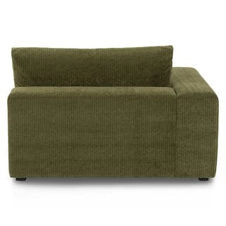 Beta 49" Left Arm Chair Module - Cypress Green