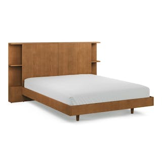 Basi Queen Bed Frame - Walnut