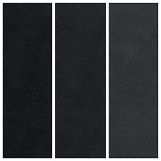 Ansa 54" Leather Bench - Charme Black