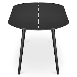 Ballo 78.5" Outdoor Dining Table - Black