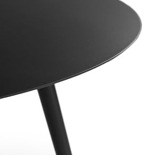 Ballo 47" Outdoor Dining Table - Black