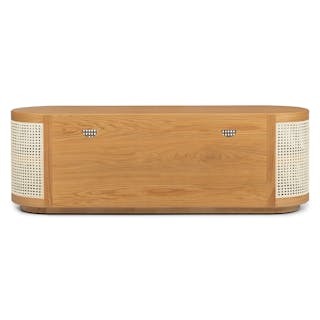 Candra 63" Media Unit - Oak