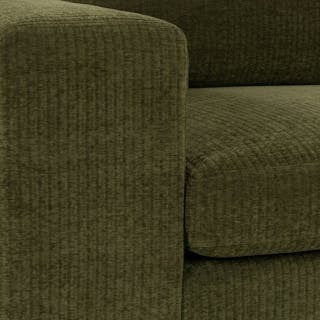 Beta 49" Left Arm Chair Module - Cypress Green