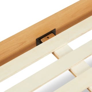 Basi Queen Bed Frame - Oak