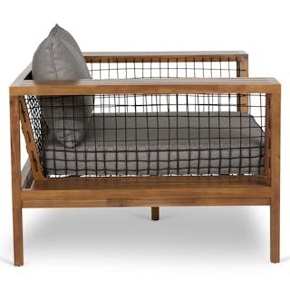 Callais 55" Outdoor Lounge Chair - Taupe Gray