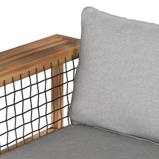 Callais 90.5" Outdoor Sofa - Taupe Gray
