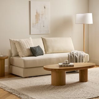 Braam 75" Sofa Bed - Vintage White