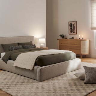 Ando Short Table Lamp - Waxen White