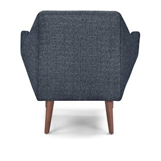 Angle 33" Lounge Chair - Denim Blue