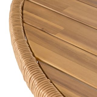 Calliope 78.75" Outdoor Dining Table - Wicker