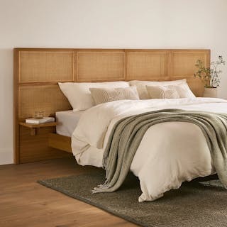 Basi King Bed Frame - Walnut