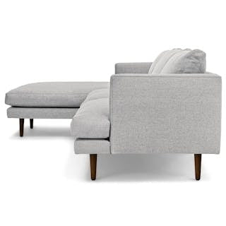 Burrard 112" Left Sectional - Seasalt Gray