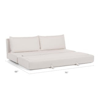 Braam 75" Sofa Bed - Vintage White