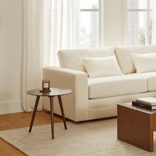 Amoeba Side Table - Walnut