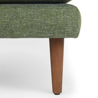 Burrard 29" Ottoman - Forest Green