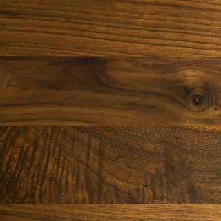 Amoeba 35.5" Round Coffee Table - Walnut