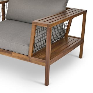 Callais 55" Outdoor Lounge Chair - Taupe Gray