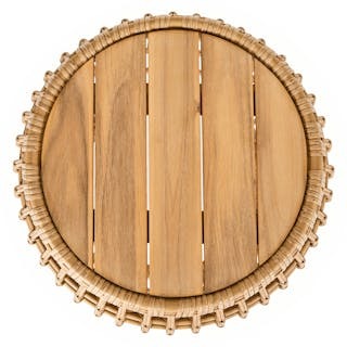Calova Outdoor Side Table - Resin Wicker