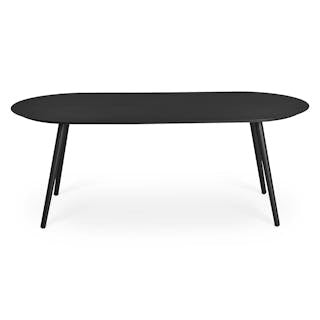 Ballo 78.5" Outdoor Dining Table - Black