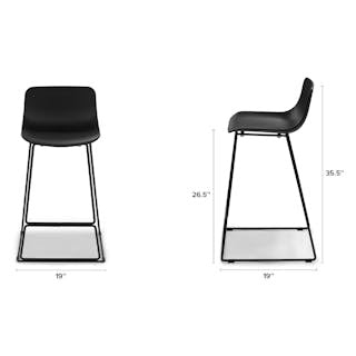 Anco Counter Stool - Black