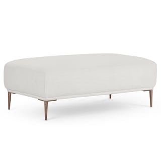 Abisko 45.5" Ottoman - Quartz White