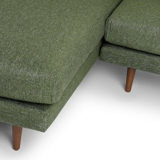 Burrard 112" Left Sectional - Forest Green