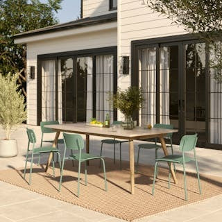 Atra 94.5" Outdoor Dining Table - Concrete