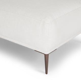 Abisko 45.5" Ottoman - Quartz White