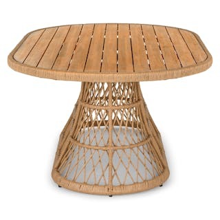 Calliope 78.75" Outdoor Dining Table - Wicker