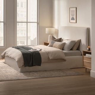 Ando Tall Table Lamp - Waxen White